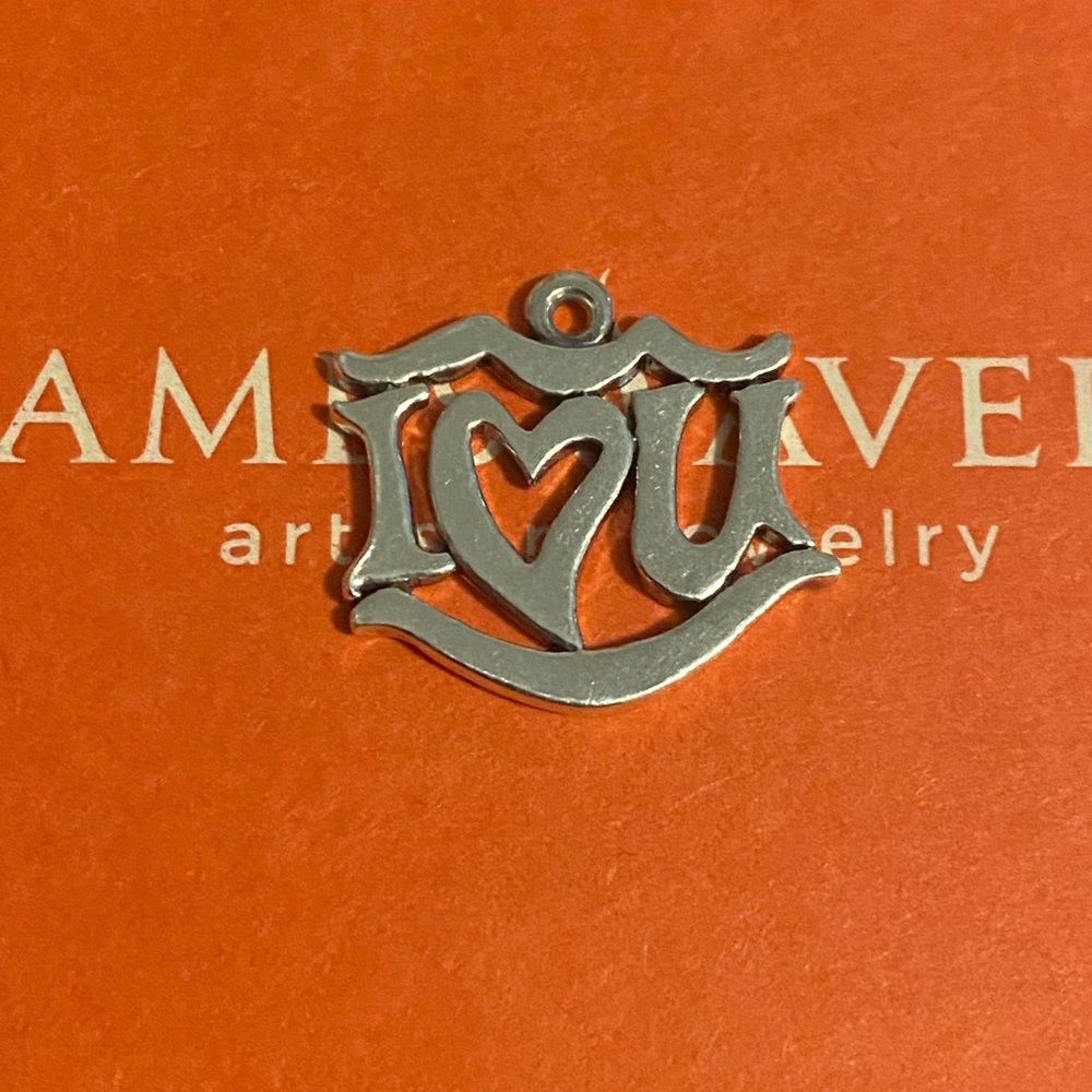 James Avery Retired I Heart You charm